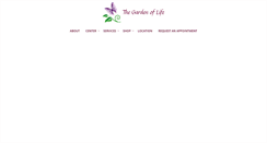 Desktop Screenshot of gardenoflifehealth.com